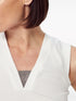 V-neck tank top